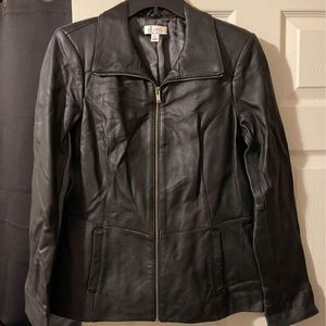 Womens leather jacket